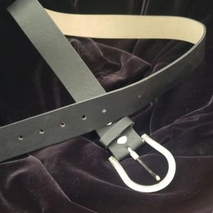 Black studded belt
